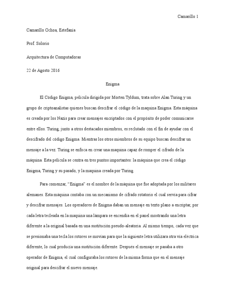 Libro Alan Turing The Enigma Español Pdf