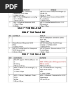 Distance Time Table New