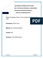 Laboratorio de Quimica-903-Ramiro Suco-Propiedades Fisicas-Punto de Ebullicon y Presion de Vapor-Practica3