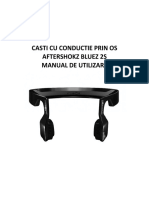 Aftershokz Bluez 2S - Manual de Utilizare