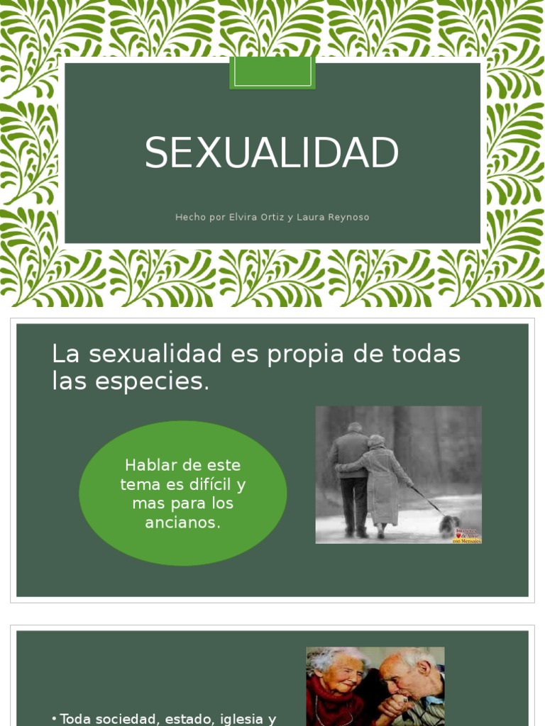 Sexualidad en la Vejez: Realidades y Mitos | PDF | Vejez | La ...