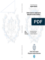 Chemical Organic - Diseño de Proceso y Equipos para La Fabricación de Cremas Cosméticas (ESPINOSA David) PDF