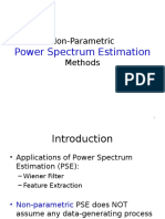 Non-Parametric Methods: Power Spectrum Estimation