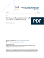 The Effects of Room Color On Stress Perception - Red Versus Green