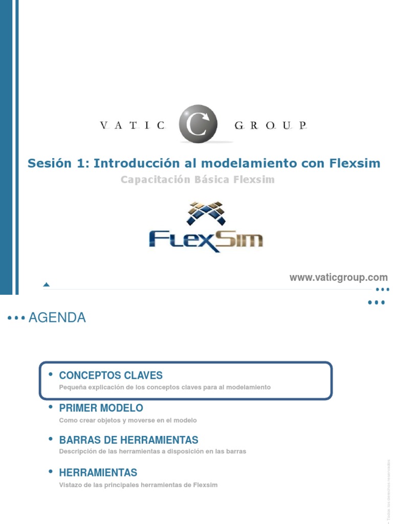 S1 Introduccion A Flexsim PDF | PDF | Point and Click | Software