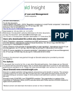 International Journal of Law and Management Volume 57 Issue 6 2015 [Doi 10.1108%2Fijlma-03-2015-0010] Sjögrén, Helena; Syrjä, Pasi -- Regulation Compliance in Small Finnish Companies