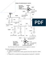 Scheme of Analyzed Power System: (2+a/100) MW Tgfi 0.5