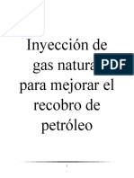 Inyección de Gas Natural para Mejorar El Recobro de Petróleo