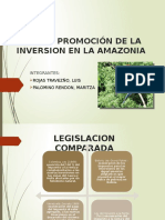 Ley de Promoción de La Inversion en la amazonia