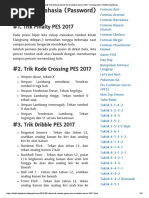 Download Trik Rahasia Game Pro Evolution Soccer 2017 Working New _ Taktik Top Eleven by andriana SN331674823 doc pdf