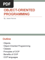 Object Oriented Programming