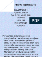 Manajemen Produksi