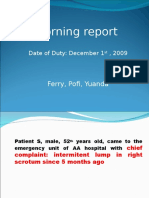 Morning Report Hernia Scrotalis