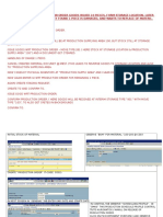 Production Order Goods Issue and Damaged Material Replacement