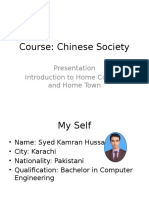 Chinese Society Presentation