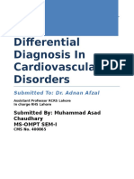 Assignment 1 Differential Diagnosis