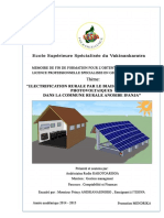 Electrification Rurale Par Le Biais de Kits Solaires Photovoltaïques