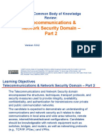 Telecommunications & Network Security Domain - : Cissp Common Body of Knowledge Review