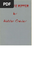 Jack The Ripper by Aleister Crowley