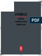 Citroen C5 RT3 - NaviDrive ⁄ Ordinateur de bord ⁄ Système audio