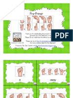 Sign Language Sight Words Pre Primer Free