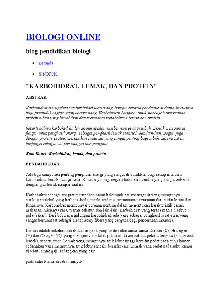 Biologi Online Pdf