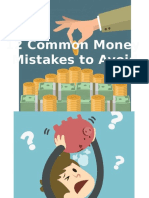 12 Common Money Mistakes To Avoid