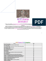 2016-2017 Developmental Workbooks MYP Drama