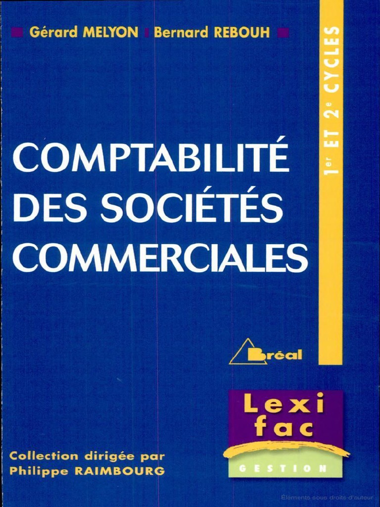 La Comptabilité Et Les Pme 3e édition Pdf Gratuit Comptabilité Des Sociétés Commerciales | PDF