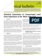 Statistical Assessment of Contaminated Land: Some Implications of The 'Mean Value Test'