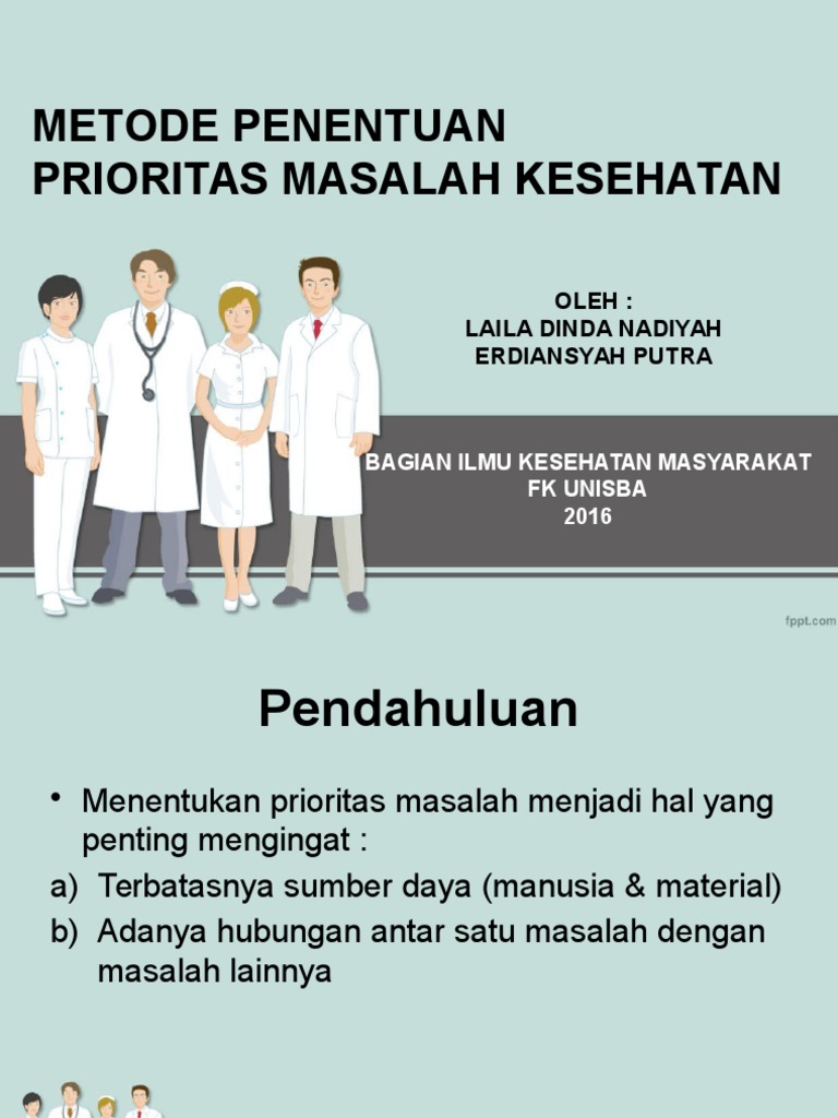 Metode Prioritas Masalah Kesehatan | PDF