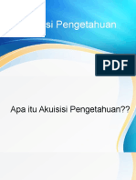 Akuisisi Pengetahuan