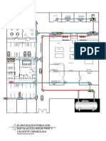 Plano de planta industrial con 40 departamentos