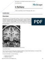 Neuroimaging in Epilepsy - Overview, Epilepsy Protocol MRI, Evaluation of A First Seizure