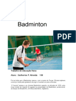 História e regras do Badminton