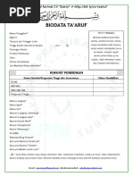 Download Format CV Taaruf by Syaukah Az Zahro SN331719750 doc pdf