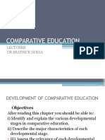 Comparative Education Lecture On 10th May 2016