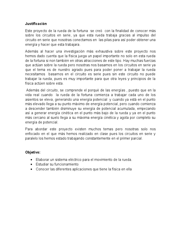 Rueda de La Fortuna | PDF | Ciencia y matemáticas