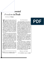 Hudgins Fundamental Freedom to Trade