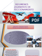 Régimenes aduaneros de perfeccionamiento activo y pasivo