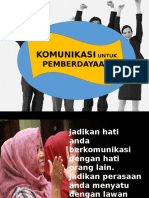 KOMUNIKASI PEMBERDAYAAN