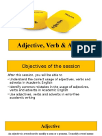 Adjectives,Verbs,Adverbs