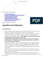 Apostilles and Certifications - NHSOS