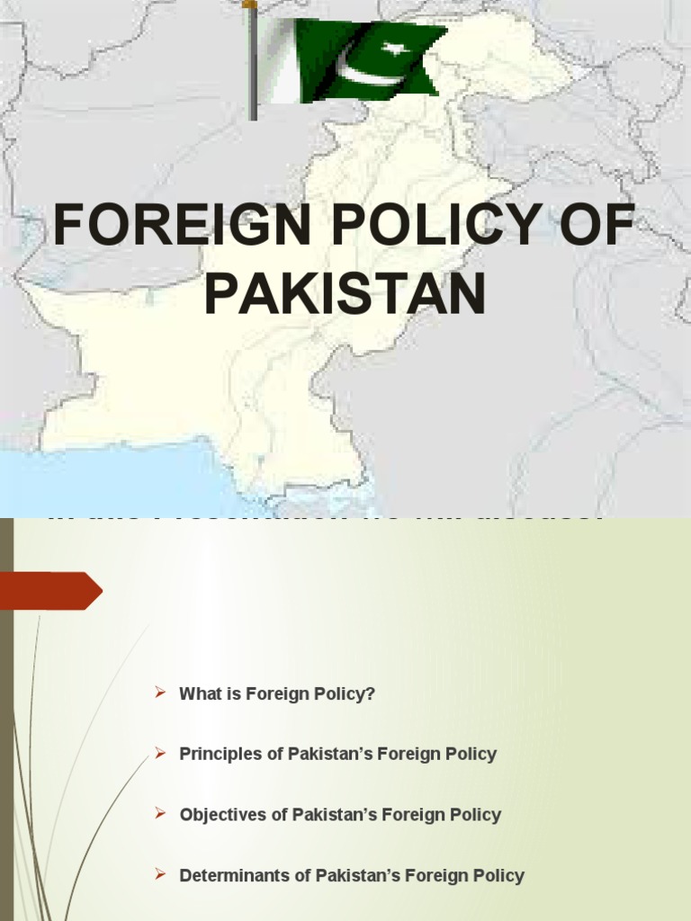 foreign policy of pakistan research paper