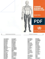 Acupunctureder Nomenclature