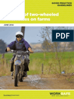 Safe Use of Two Wheeled Motorbikes On Farms