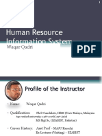 Human Resorce information system presentation