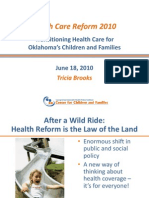 Transitioning Health Care For Oklahoma's Children and Families