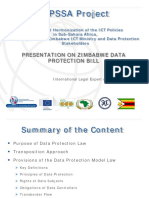 Zimbabwe - Overview of Data Protection Bill - Zimbabwe July 2013 Version 1