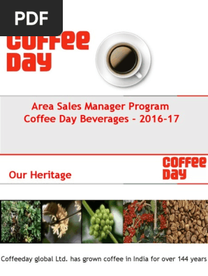 Coffee Day Beverages Presentation 2016 17 Asm Sales Coffee Sales